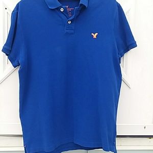 AMERICAN EAGLE CLASSIC FIT LARGE BLUE TEE